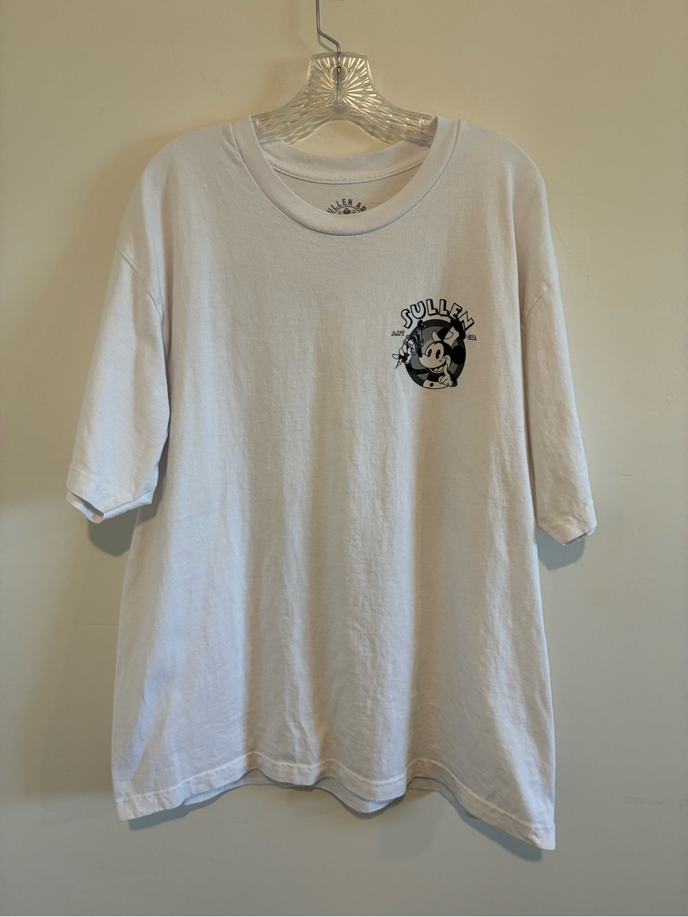 Sullen art collective White Graphic Crewneck T-Shirt